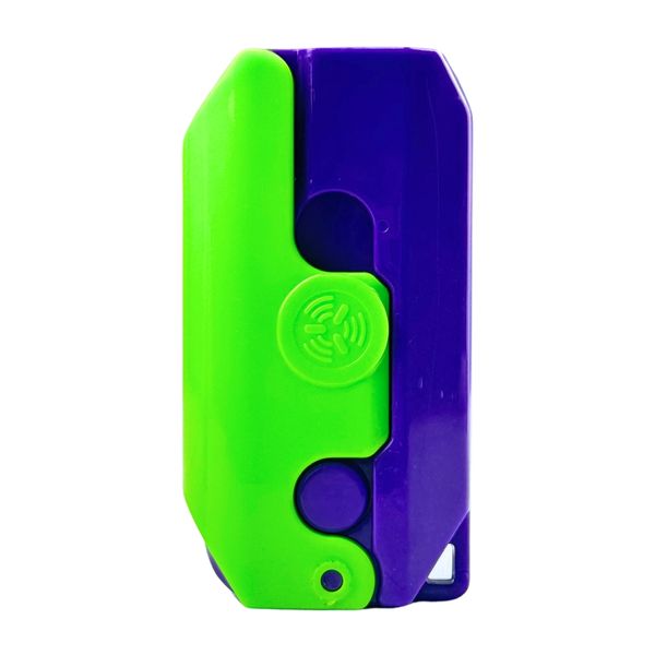 Macarico Booster Flip Flop Verde e Roxo 36199.jpg